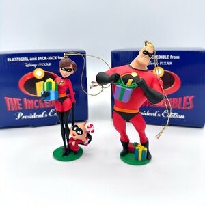 Disney Presidents Edition The Incredibles Ornaments - Collectible